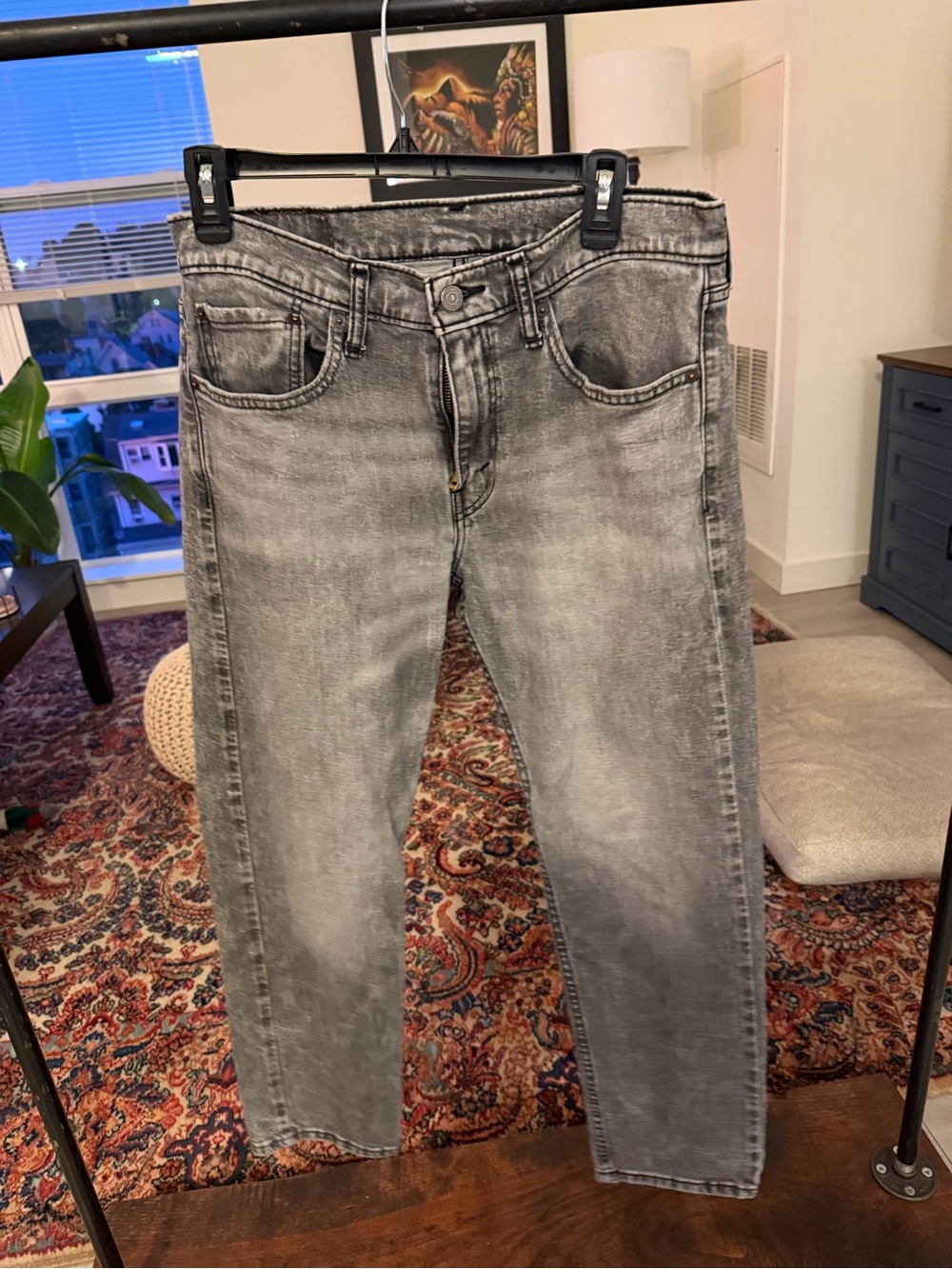 Levi’s 502 Light Gray Taper Jeans
